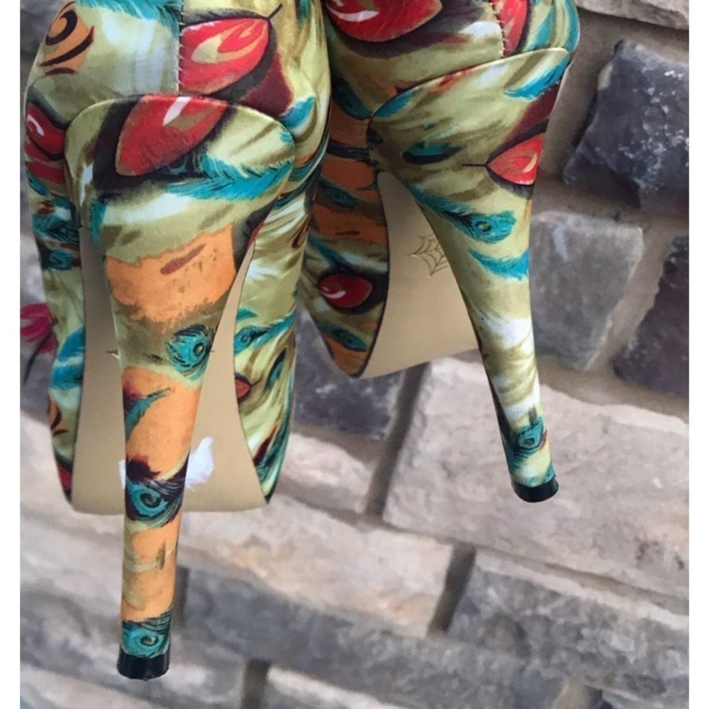 Mojo Moxy Multi colored Heel #005 - Picture 6 of 6